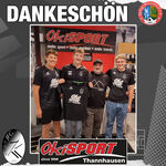 Trikot-Sponsoring von okisport bei der JFG - die U17 der Kickers darf sich über neues Outfit freuen