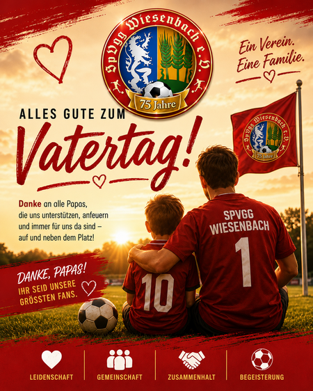 Alles Gute zum Vatertag wünscht die SpVgg Wiesenbach