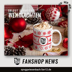 Entdecke unsere neue Weihnachtstasse im Fanshop!